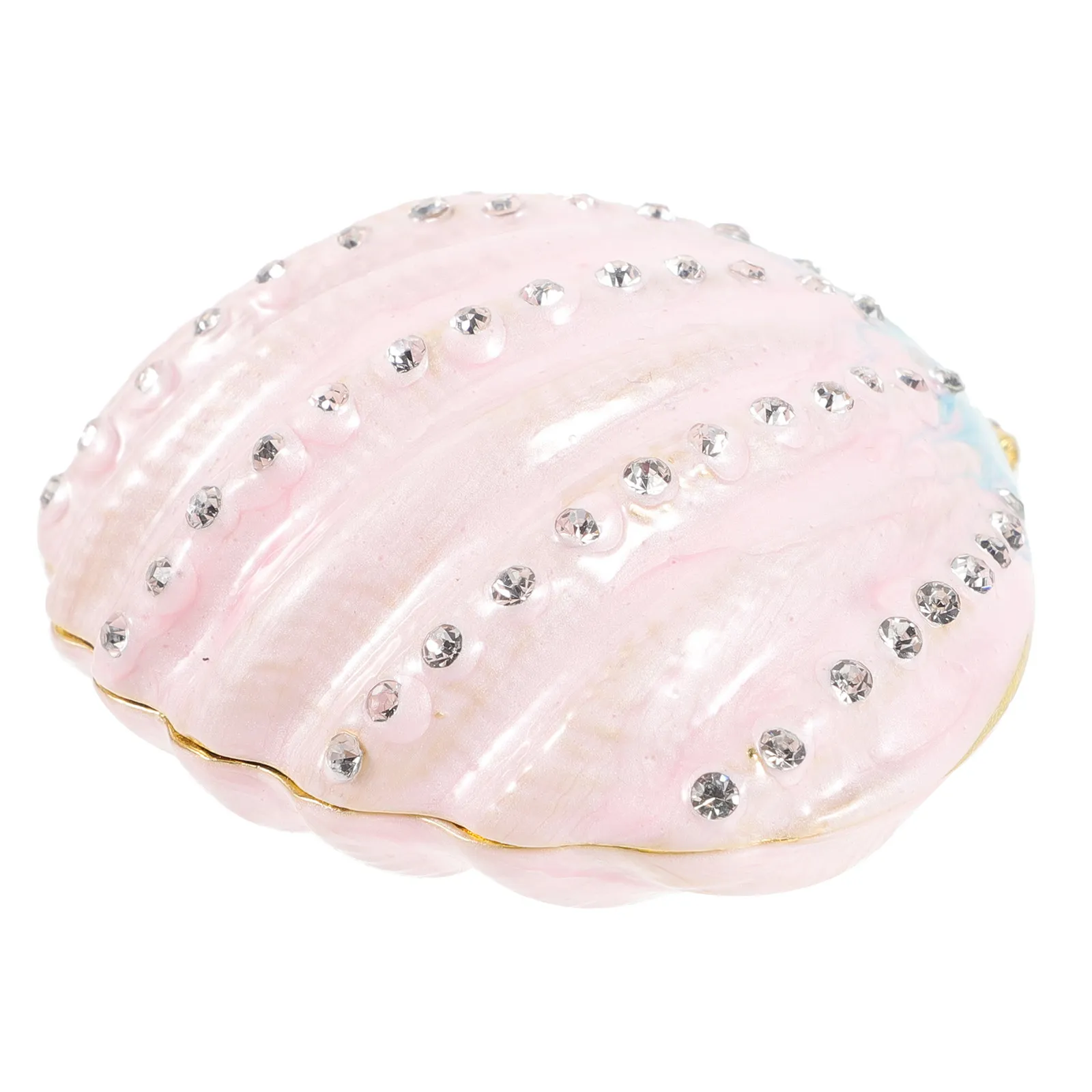

Seashell Jewelry Box Stylish Shell Shaped Organizer for Small Jewelry Trinkets Home Decor Gift Idea Ocean Theme Storage