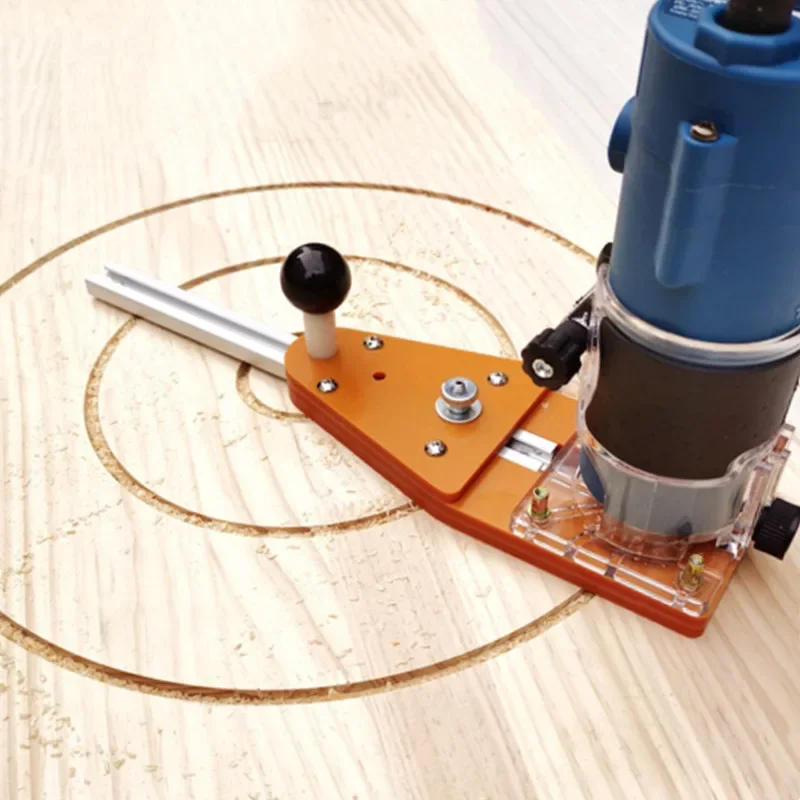 Fräserbasis, Ersatzbasis für elektrische Handtrimmer, Basis für Holzbearbeitungs-Kantenschneider-Fräsmaschinen, Zubehör für Elektrowerkzeuge – Detail 4