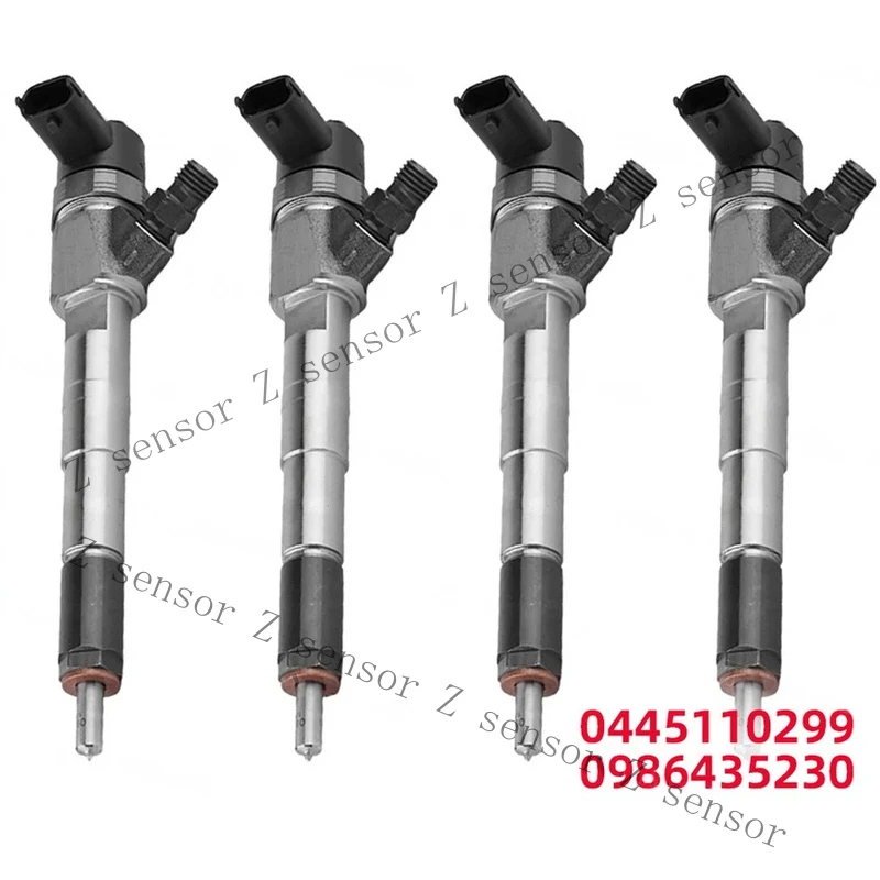 AAA+ 4pcs Fuel Injector 0445110299 55209382 Diesel Engine for ALFA ROMEO/FIAT/LANCIA