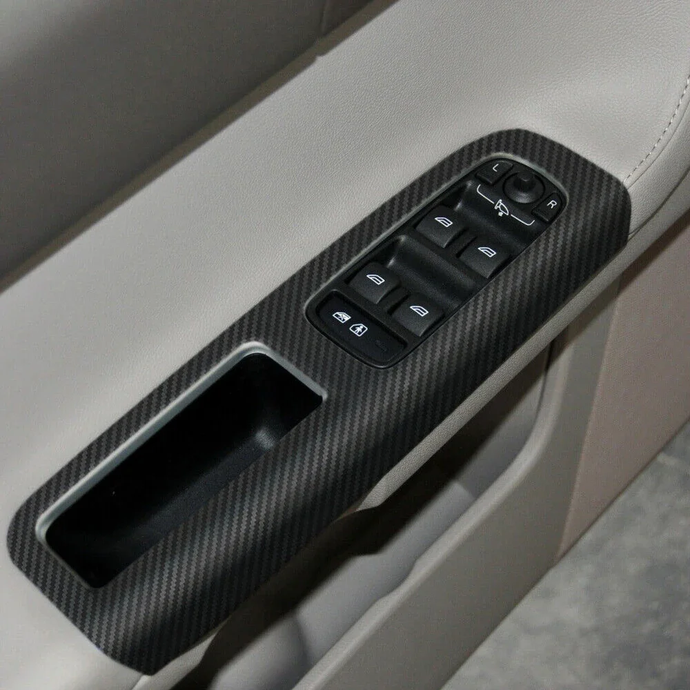 For Volvo S40 V50 C30 Interior Central Control Panel Door Handle 5D Carbon Fiber Stickers Decals Car styling Accessorie