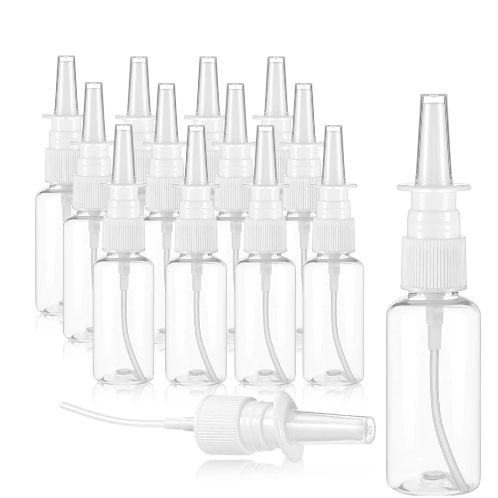 

50/100 шт., 10 мл, 15 мл, 20 мл, 30 мл, ПЭТ, прозрачный распылитель для носа, пластиковый пустой распылитель для носа, жидкая бутылка для лекарств с тонким распылителем