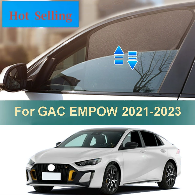 

Magnetic Car Sunshade For Trumpchi GAC EMPOW 2021-2023 Accessories Customized Sunshield Car Side Window Sun Visor Mesh Curtains