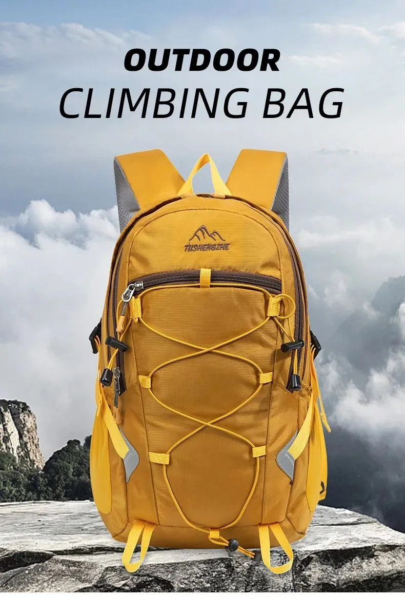 

Men's Climbing Backpack Hiking Storage Rucksack Lightwaight Camping Trekking Mountaineering Bag Large Sports Trekking Daypack