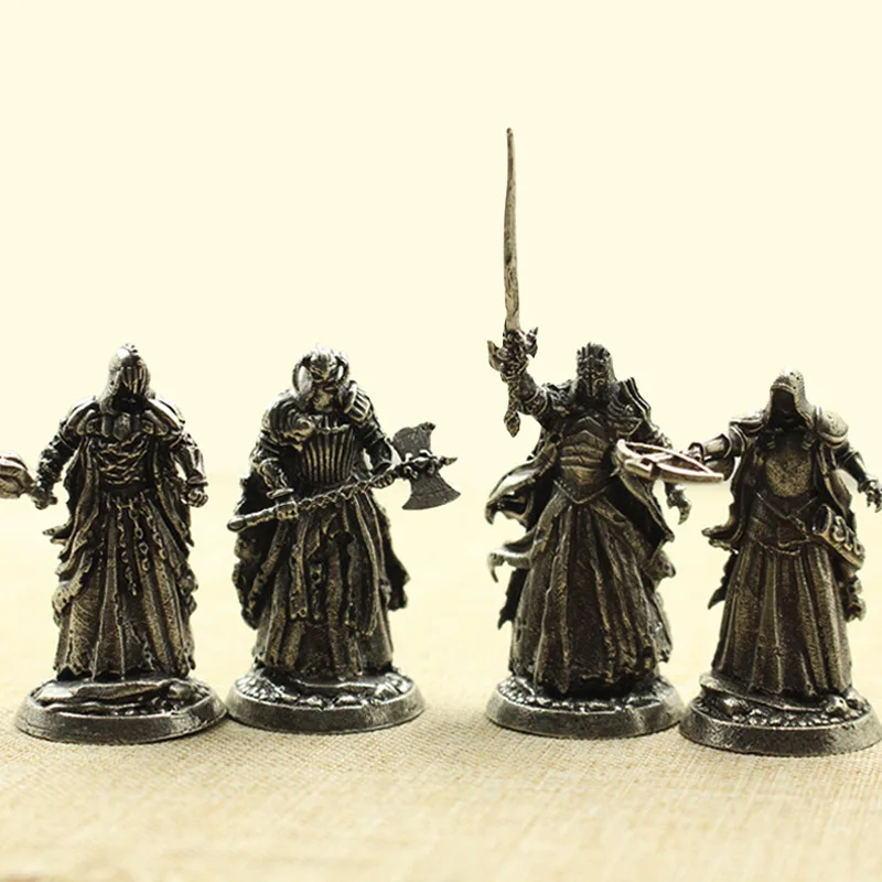 Metall Brettspiel Stücke Militär Kampf Miniatur Ornament Zubehör Cupronickel Phantom Armee Soldat Action Figuren Modell