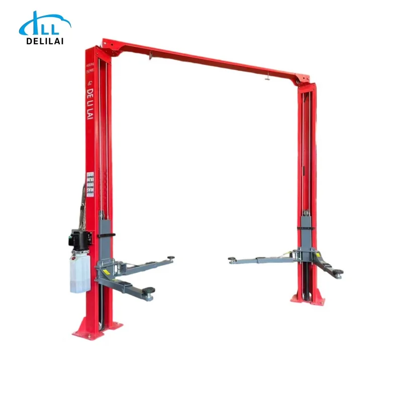 Factory Direct High Quality Steel Double Cylinder Hydraulic Two Post Car Lift With 4500KG Capacity And 1850mm Lift Height