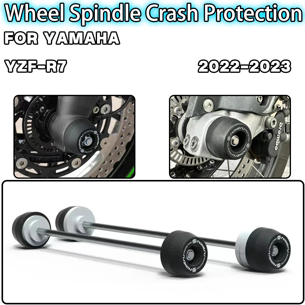 

For YAMAHA YZF-R7 2022 2023 Motorcycle accessories Front Rear Wheel Spindle Crash Protection