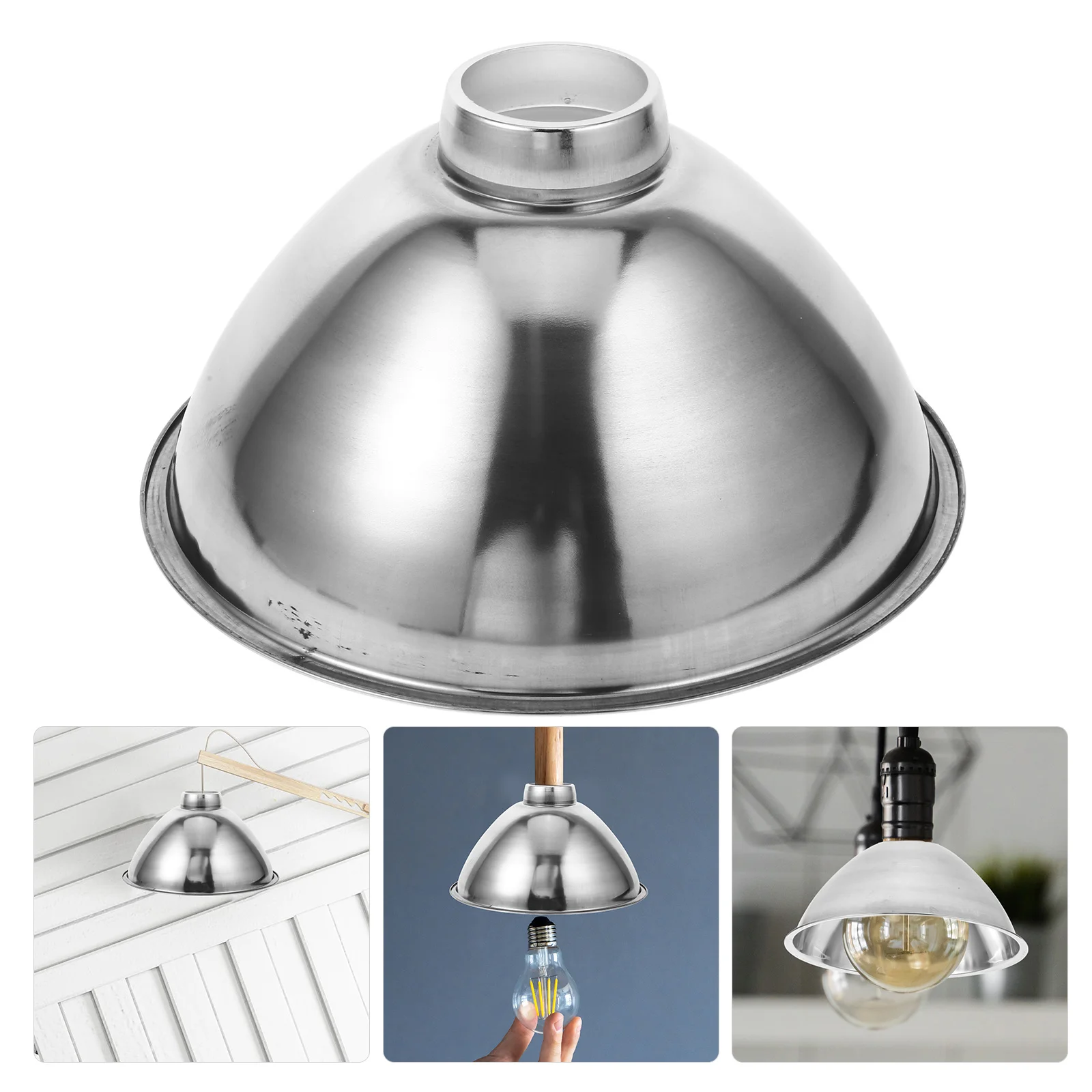 

Vintage Stainless Steel Lamp Shade Modern Style Replacement Lampshade for Table Desk Floor Lamps Decorative Light Cover