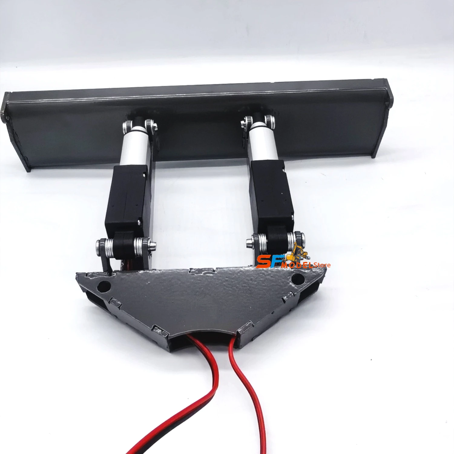 RC EC160 Metal Bucket Kit Is Equipped with An Electric Linear Actuator for Upgrading The Double E E010 E111 Excavator Model