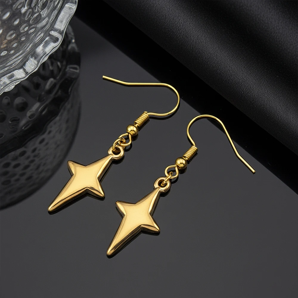 5Pcs meteor Sun Shaped Stainless Steel Gold Color Pendant For Jewelry Making Supplies Handmade Necklace Bracelet Charm - view 3