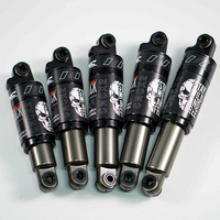 MTB Bike Shock Absorber Rear Shock Lockout 120/125/150/165/185/190/200mm Cycling One-piece Oil Spring Shock Absorber Bike Parts