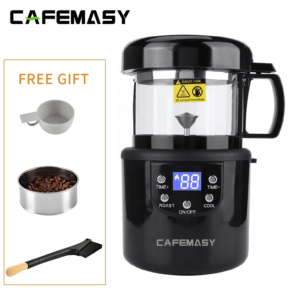 

CAFEMASY Electric Coffee Roaster Machine Mini Household Air Coffee Bean Roaster Temperature Control Coffee Roasting Machine