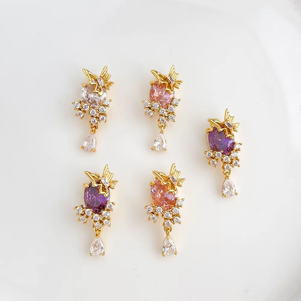 

Cordial Design 30Pcs DIY Charms/Genuine Gold Plating/Water Drop Shape/Jewelry Accessories/Copper Pendant/Hand Made #196081