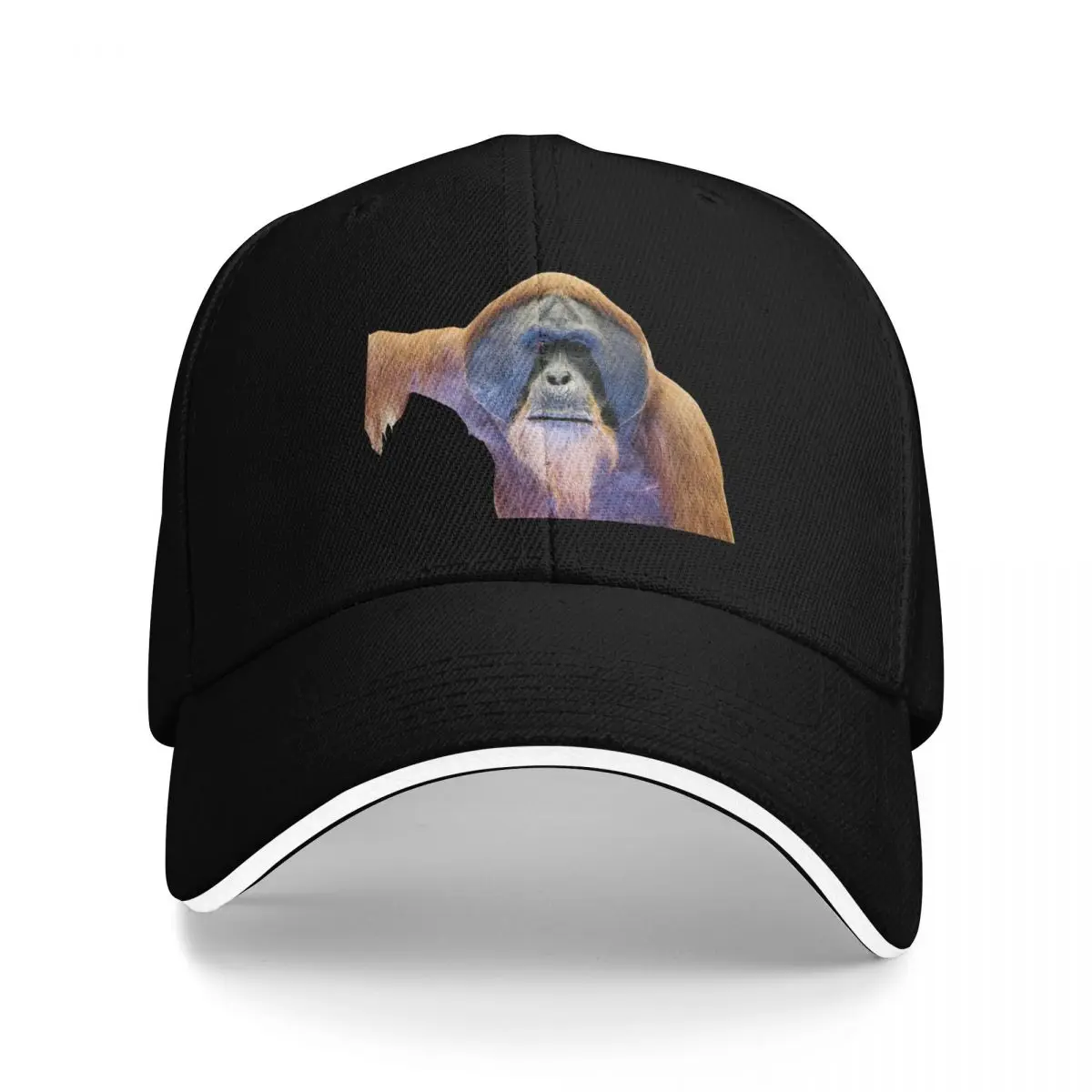 

Orangutans / Swiss Artwork Photography Baseball Cap Beach Outing Vintage Hat Luxury Brand Big Size Hat Men's Hats Women's