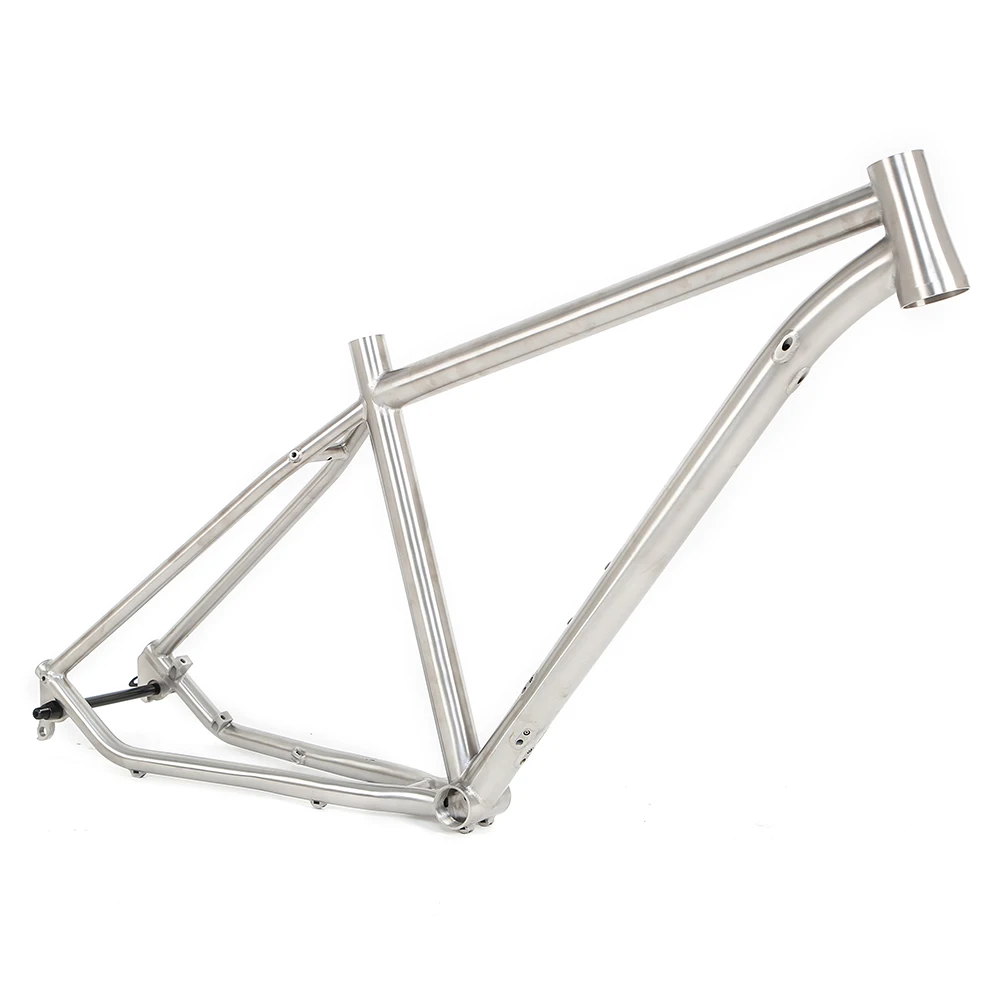 2022 Twitter High-end Mountain Bike Frame 27.5 29er QR or TA Thru axle 12*142mm Disc Brake MTB Titanium Alloy Bicycle Frame