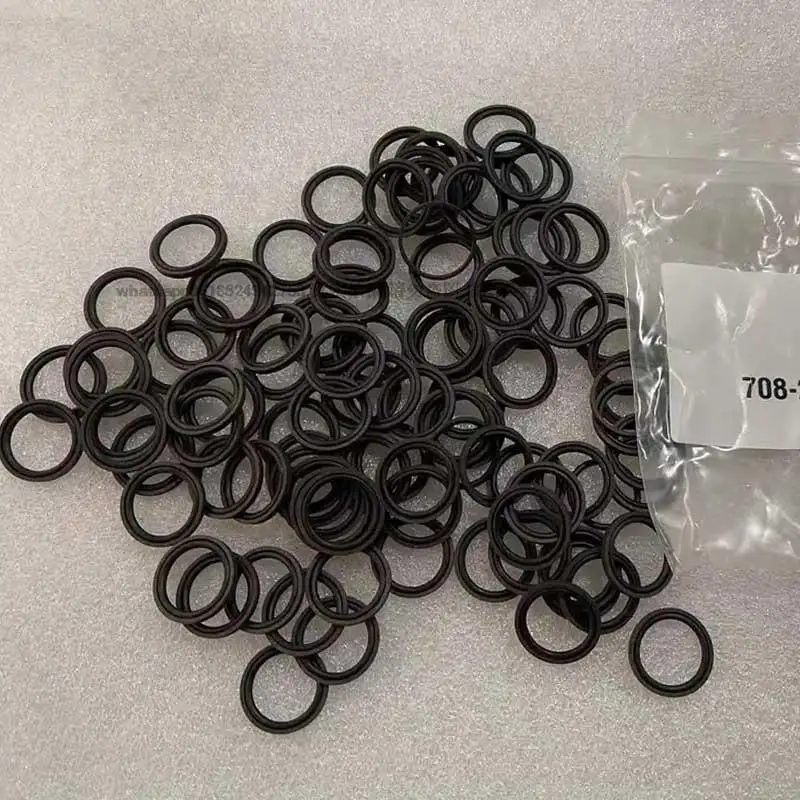 excavator accessories PC300-8 solenoid valve O-ring for excavator carbon ring oil seal 708-2L-24680 16-pcs