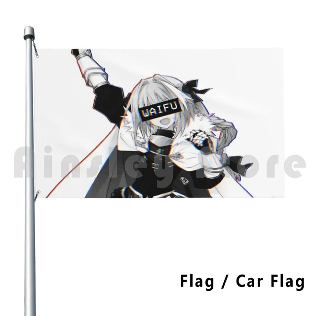 Astolfo Waifu Outdoor Decor Flag Car Flag Waifu Anime Manga 