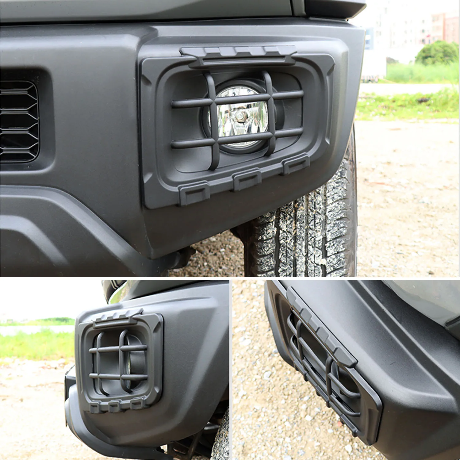Cubierta protectora antiniebla modificada para Suzuki, accesorios de coche para Jimny JB64, Sierra JB74W 2019-2023, 2 piezas