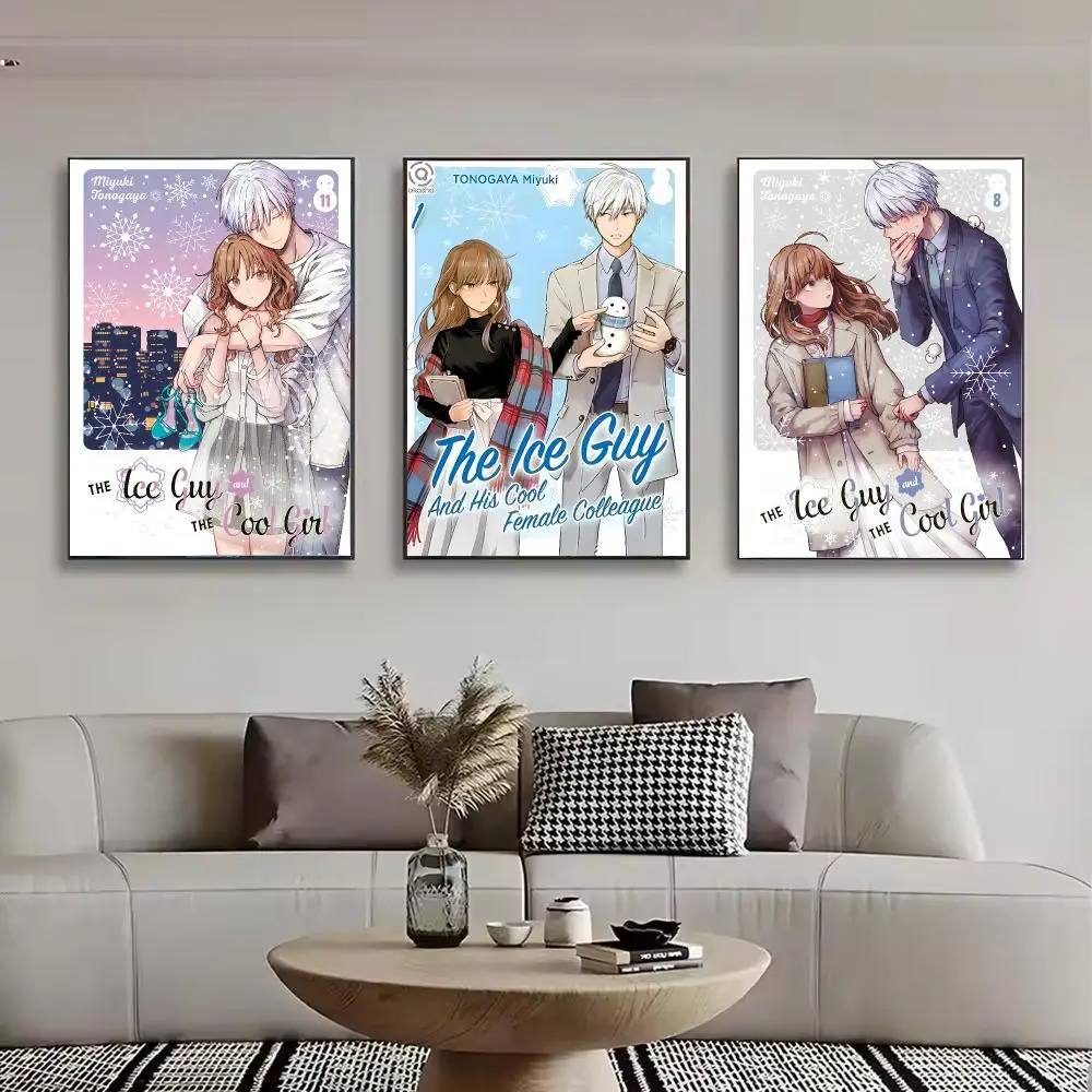 Anime High-Rise Invasion Painting Calligraphy Stylish Canvas Poster Wall Art for Bedroom Living Room Study Home Decor Gift