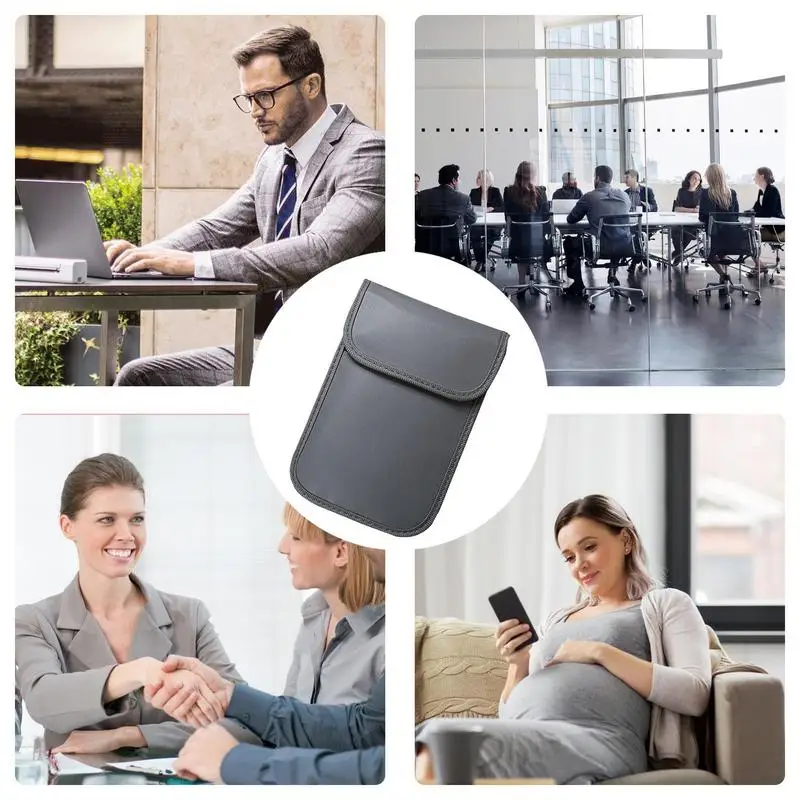 Сумка для блокировки сигнала сотового телефона. Защитный чехол для конфиденциальности. Защитный чехол отслеживания. Для электронных устройств. Вождение бизнеса.