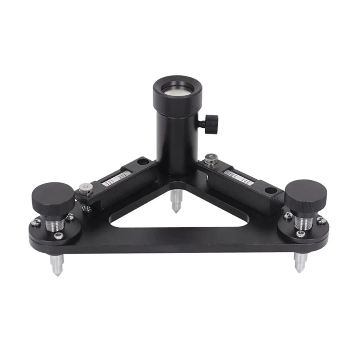 NEW Tribrach with Swiss Type Adapter /  5/8 Thread Adapter/Magnetic , Dual Tube Bubble Level for Total Station GNSS GPS Survey