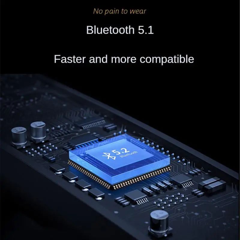 Wireless Headset Innovative Intelligent Noise Reduction Voice Control Clear Call Durable Battery Electronic Products Headphones