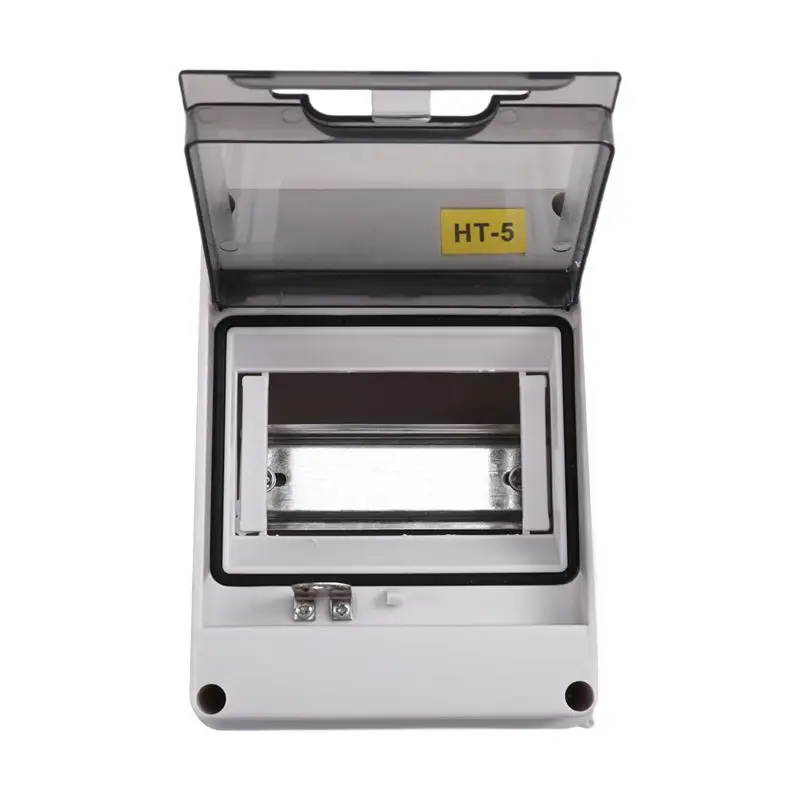 AT21-HT Series Junction Box 5WAY IP65 Waterproof Distribution Box Outdoor Plastic Electrical With Lock HT-5 Way For Circuit Brea