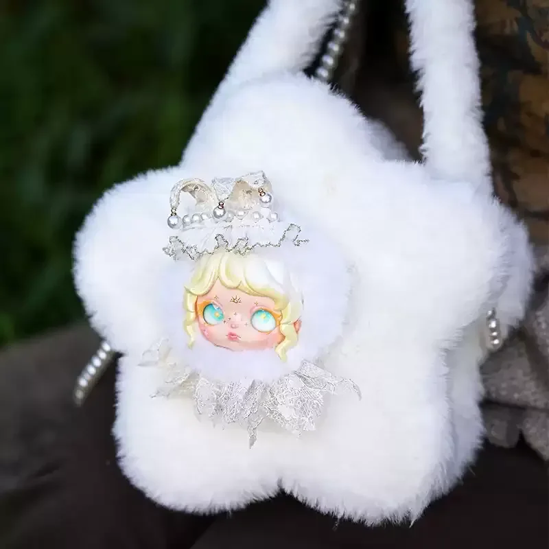 Dumia Snow Trace-Bolsa de felpa de vinilo para niñas, caja ciega, bolso de hombro tipo bandolera Kawaii, regalo para niñas, juguete sorpresa de cumpleaños