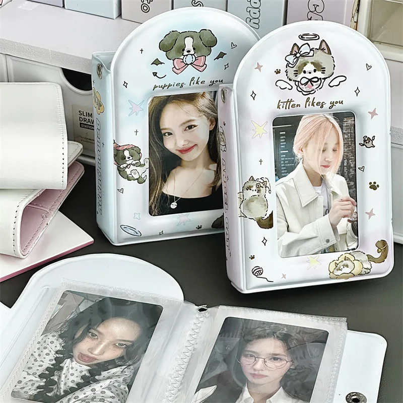 Album A Compartment Album Card Bag Storage Book 3 Inch Small Card Album Exquisite Card Album Photo Card Storage Book Album
