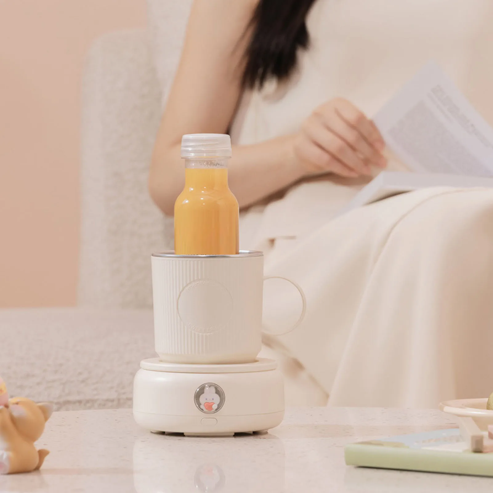 كوب تسخين ومبرد للمشروبات متعدد الاستخدامات - حامل كوب قهوة للتخييم في مهجع التدفئة والتبريد وسادة أكواب للمشروبات