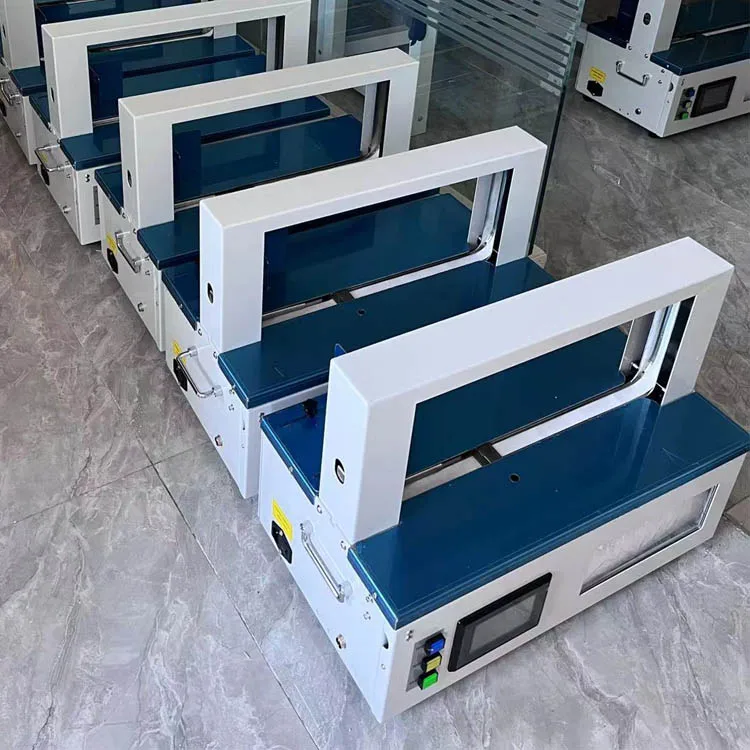 Banknote Banding Machine Daily Necessities Automatic Baling Press  OPP Film and Paper Strapping Machine