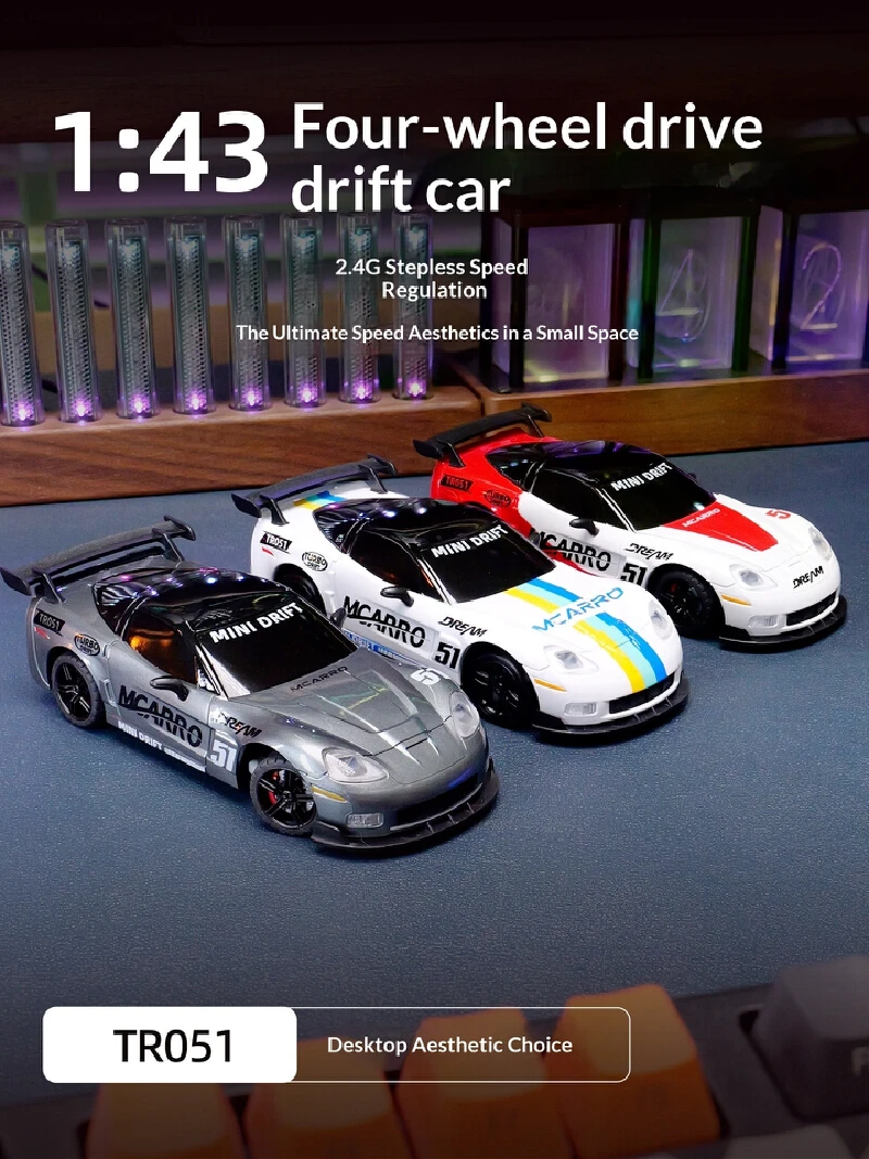 Mcarro 1 43 Scale 4Wd Rc Drift Car 2 4G Full Proportional Remote Control Gyroscope Racing Model For Adult Hobby Enthusiasts