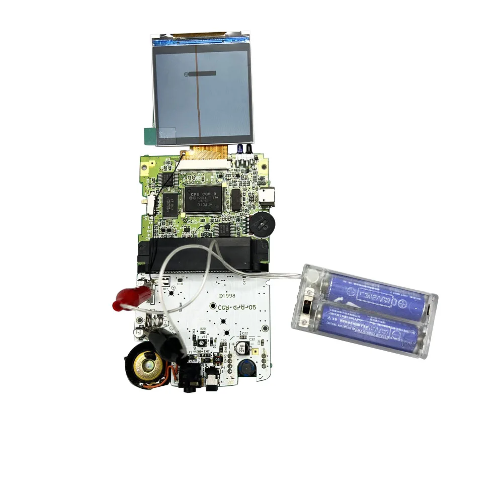 2.6 بوصة IPS LCD مجموعة شاشة مع شل مجموعات ل GameBoy اللون GBC عالية السطوع IPS نقطة إلى نقطة شاشة عرض LCD أطقم