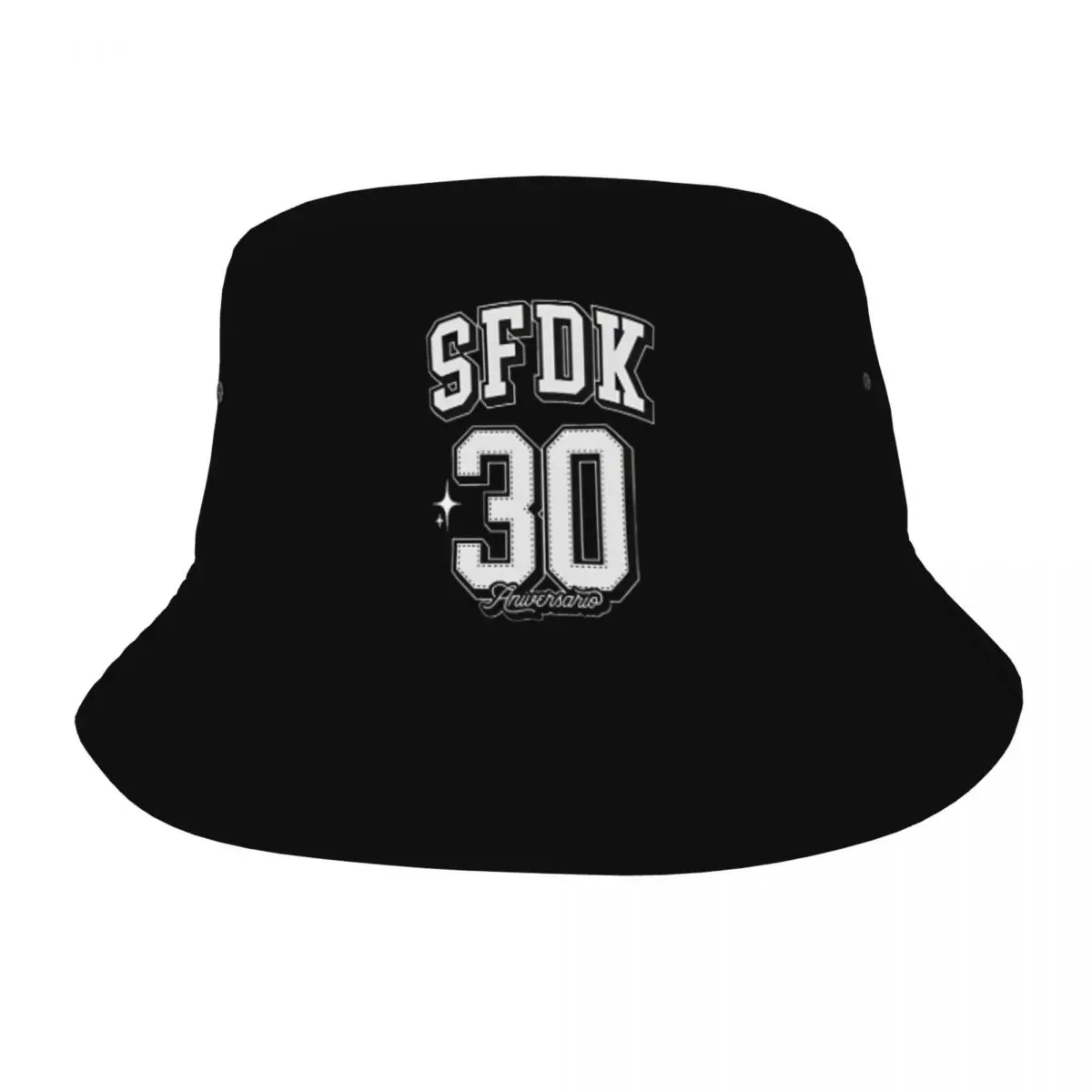 Sfdk 30th Anniversary Bucket Hat Hawaii Fisherman Caps For Women Korean Fishing Visor Hats Soft Fold Custom Cap