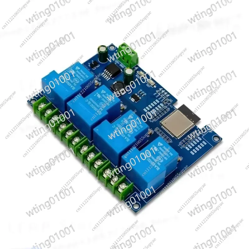 ESP32E Development Board 4 Channel 30A Relay Module WiFi Bluetooth Programmable Controller for Smart Home Automation DC7-28V