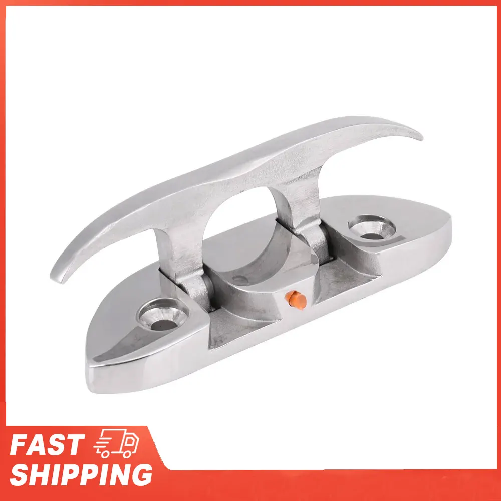 

Boat Cleat Marine Boat Cleat Folding Cleat Stainless Steel Cleat Marine Boat Up 4‑1/2" Folding Cleat Dock Stainless Steel