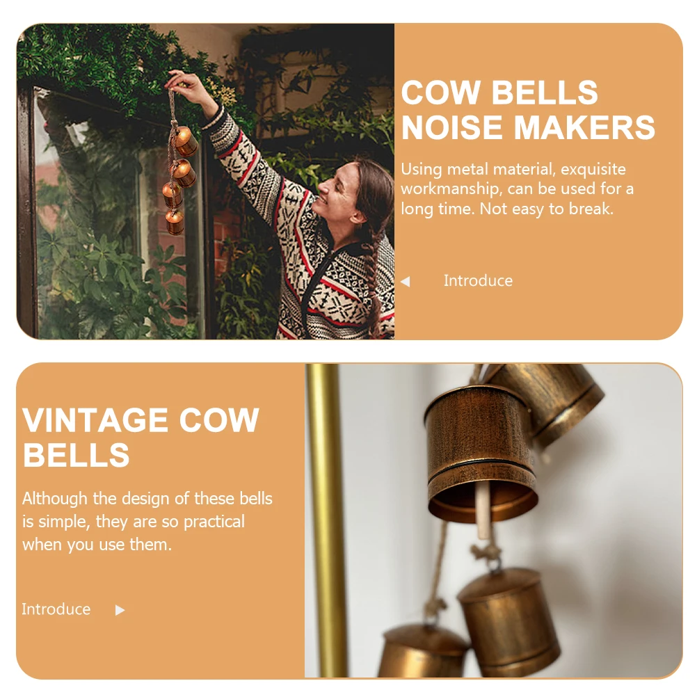 

Vintage Metal Pendant Decor, Bell Craft Charm, Loud Clear Animal Anti-Lost Tag, Tiny Bells For Diy Jewelry,