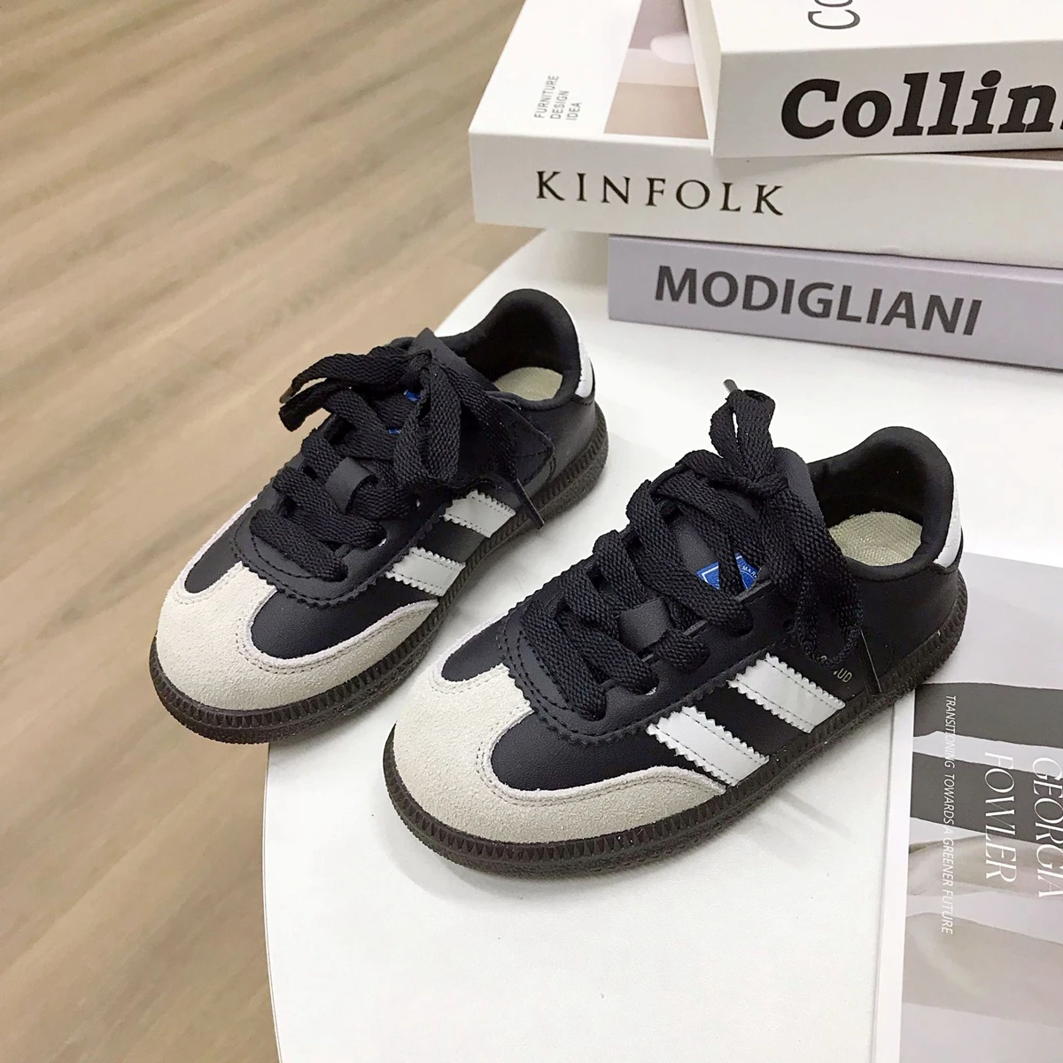 Zapatillas deportivas informales para niños y niñas, zapatos de suela blanda, Forrest Gump, novedad de 2024