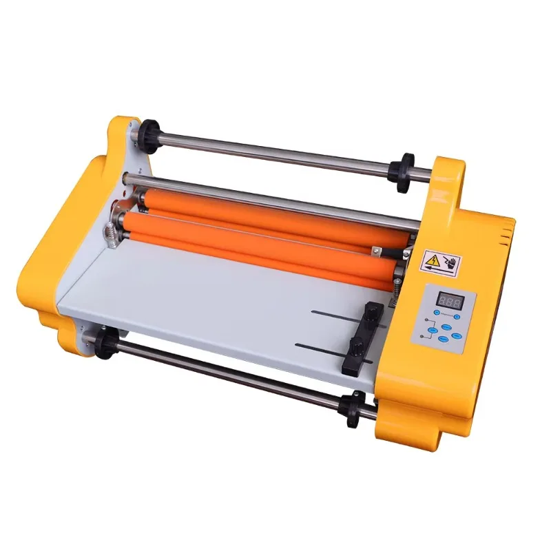 Double Side Laminator Hot Cold Thermal Laminating Machine