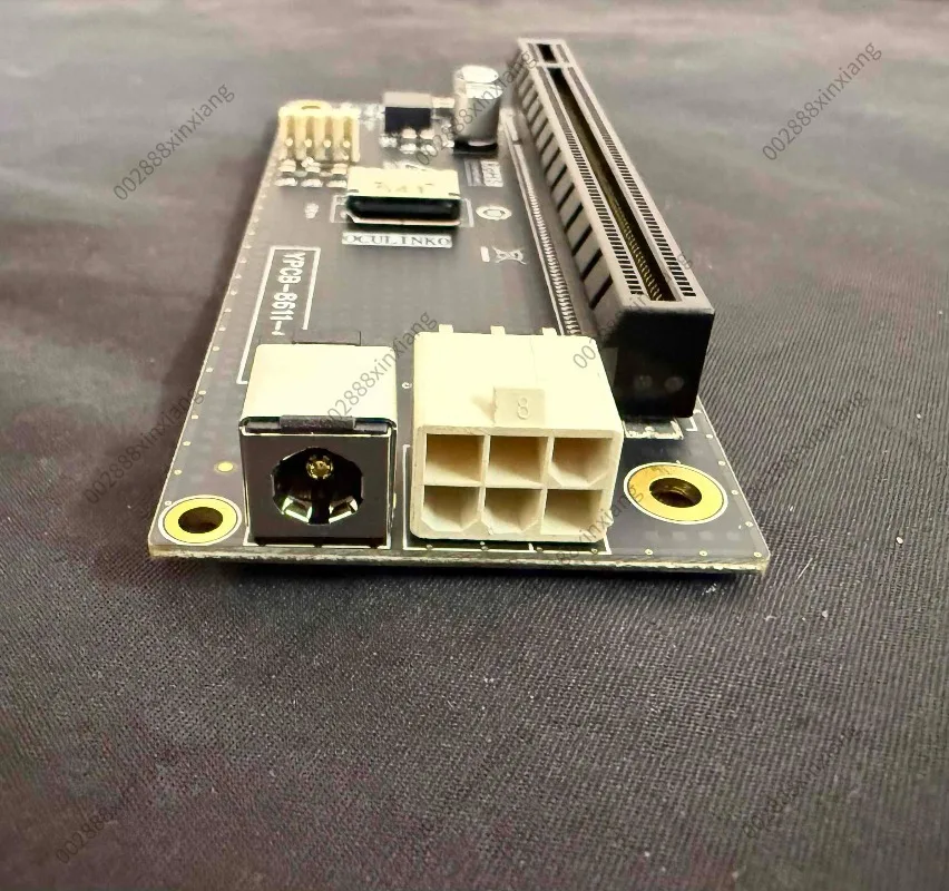 For Oculink SFF8611 To PCIe X4 Adapter Card, PCIe 4.0 High Speed 64Gbps, SFF-8611 Interface Expansion Card