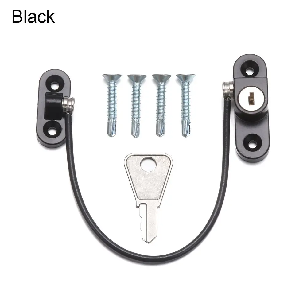 Homehold Door Security Wire Cable Window Lock Restrictor Safety
