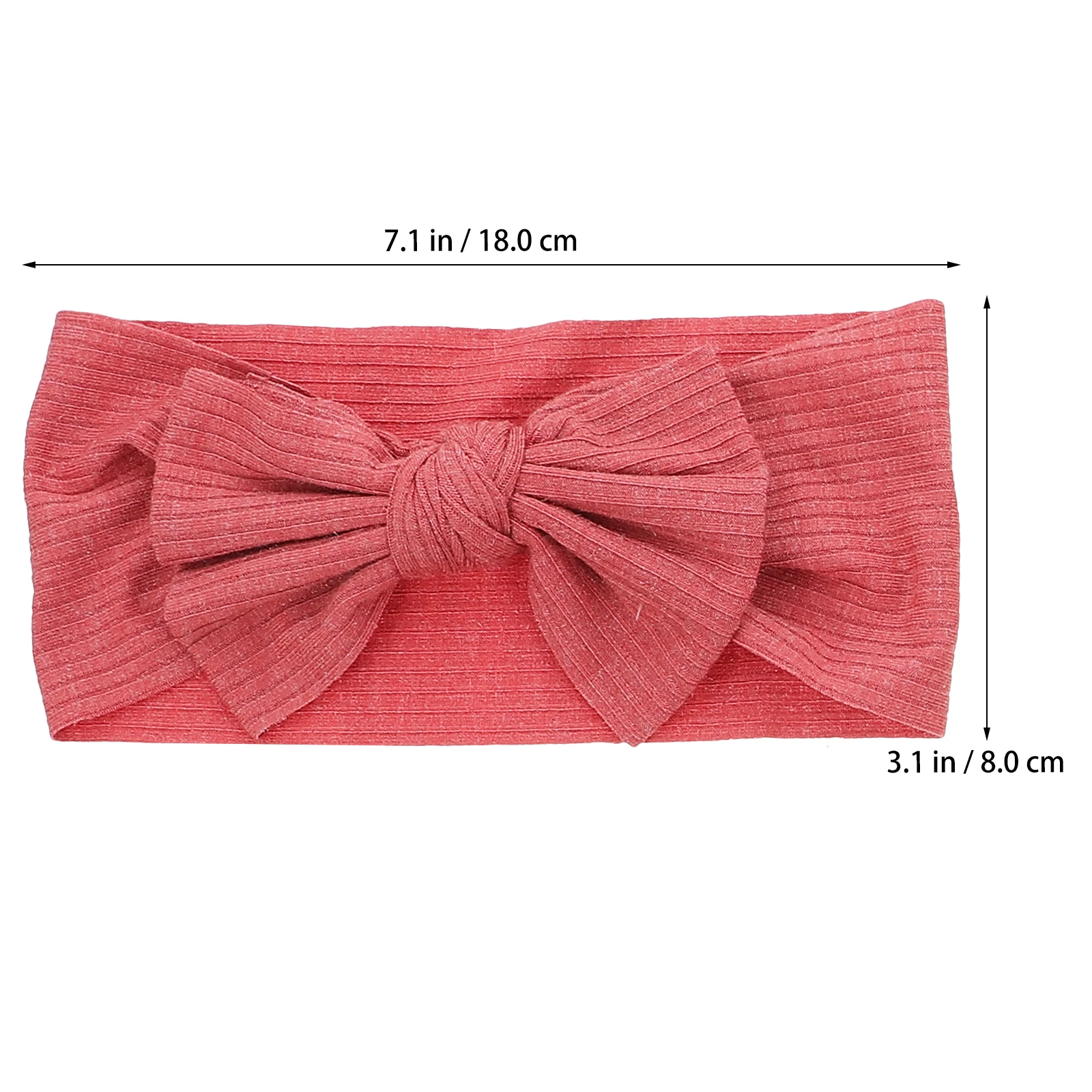 

8pcs Baby Knot Headb Wide Hairb Newborn Head Wraps Soft Bow Silk Sleep Infant Turban Elastic Clip Photo Props Birthday