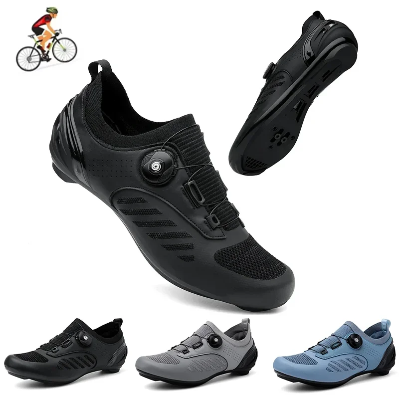 

Велосипедные кроссовки для шоссейного велоспорта мужские, дышащие, летние, с самозащелкивающимися шипами, нескользящие, для горного велосипеда, мужские гоночные кроссовки SPD, легкие