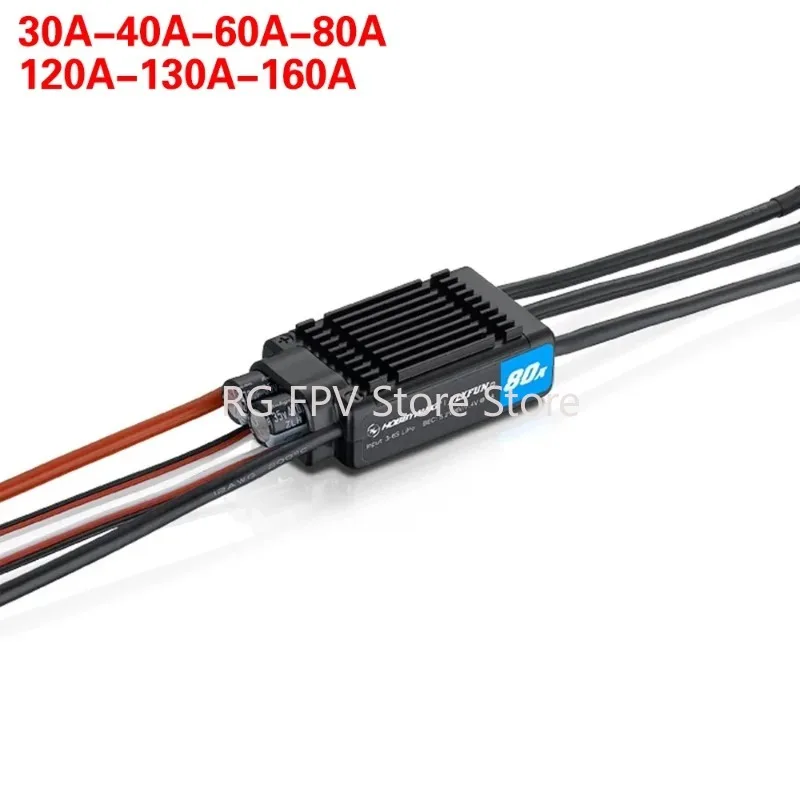 

Hobbywing FlyFun V5 6A 12A 20A 30A 40A 60A 80A 120A 130A Brushless FPV ESC Speed Controller 2-6S Lipo For RC Multicopter Drones