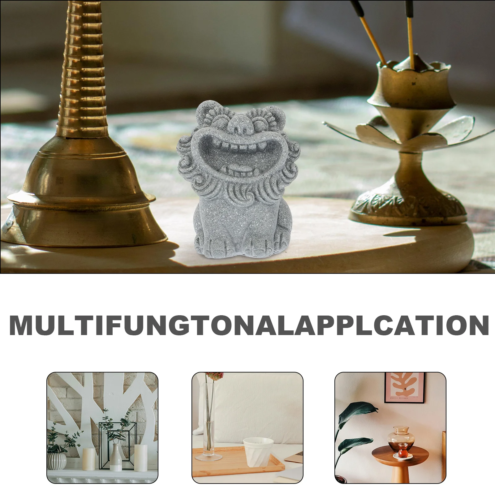 2 статуэтки львов из песчаника, для декора на стол