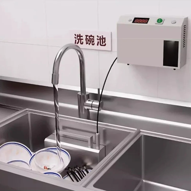 Automatic Ultrasonic Dishwasher for Commercial Canteens Restaurants Small Ultrasonic Restaurant Sinks External Installation-free