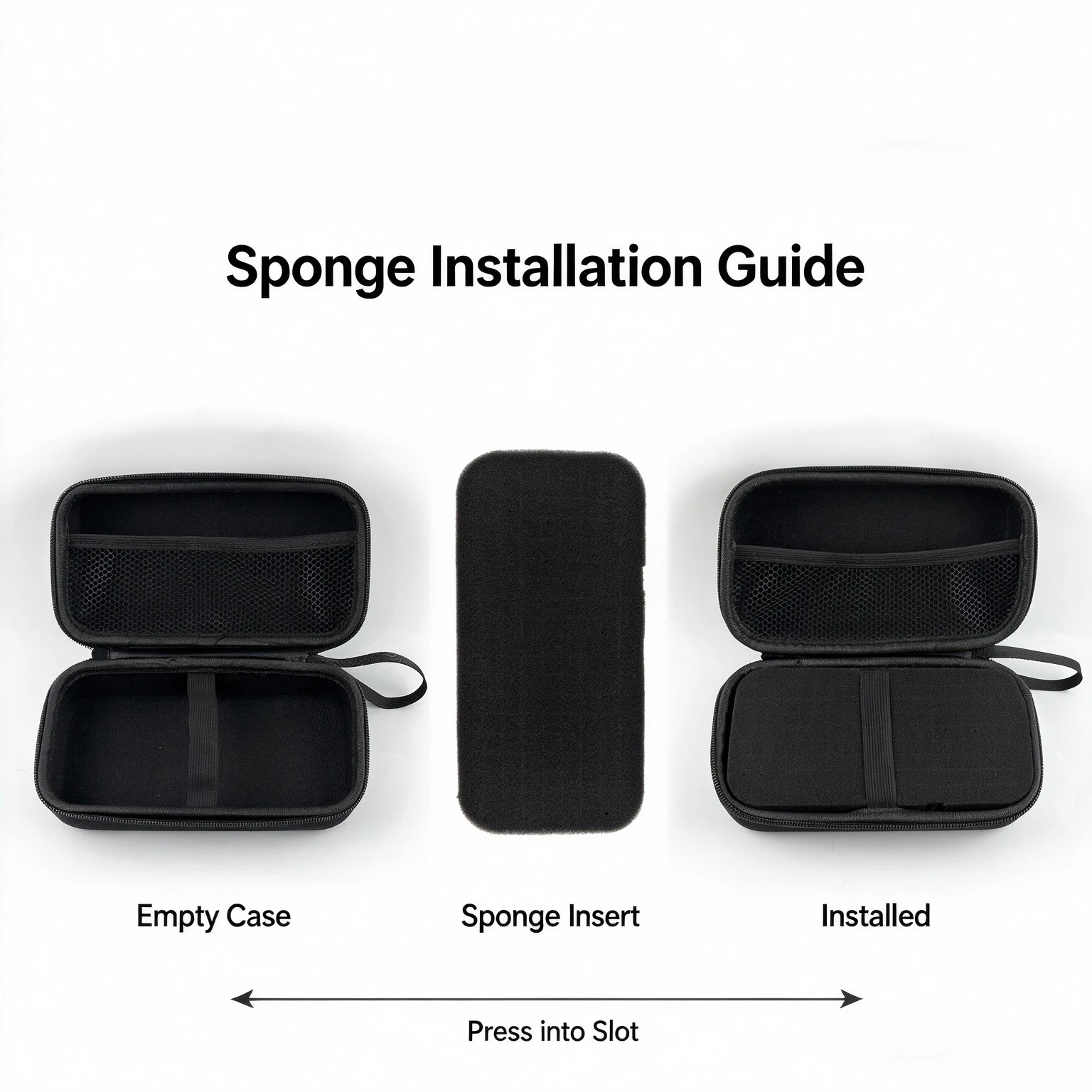 Portable EVA Protective Storage Case Fit KONNWEI KW310 KW590 OBD Diagnostic Tool, Travel Carrying Bag with DIY Custom Sponge