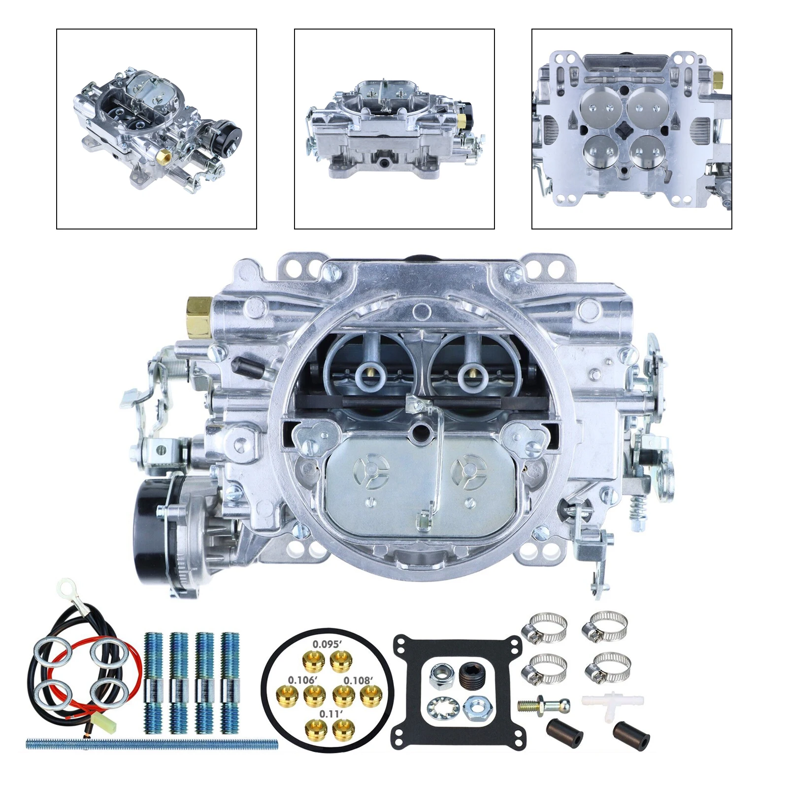 Artudatech 4 BBL Electric Choke 1409 Carburetor For Edelbrock Performer 600 CFM Carb Car Accessories