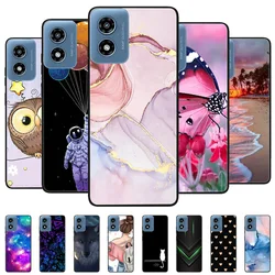 For Moto G Play 2024 Phone Case Shockproof Silicone Soft Black Bumper Funda Coque for Moto G Power 2024 Protective Back Cover