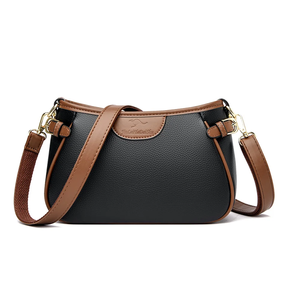 

Women's Messenger Bags Ladies PU Handbag Travel Shoulder Female High Quality Shoulder Bag Casual Satchel