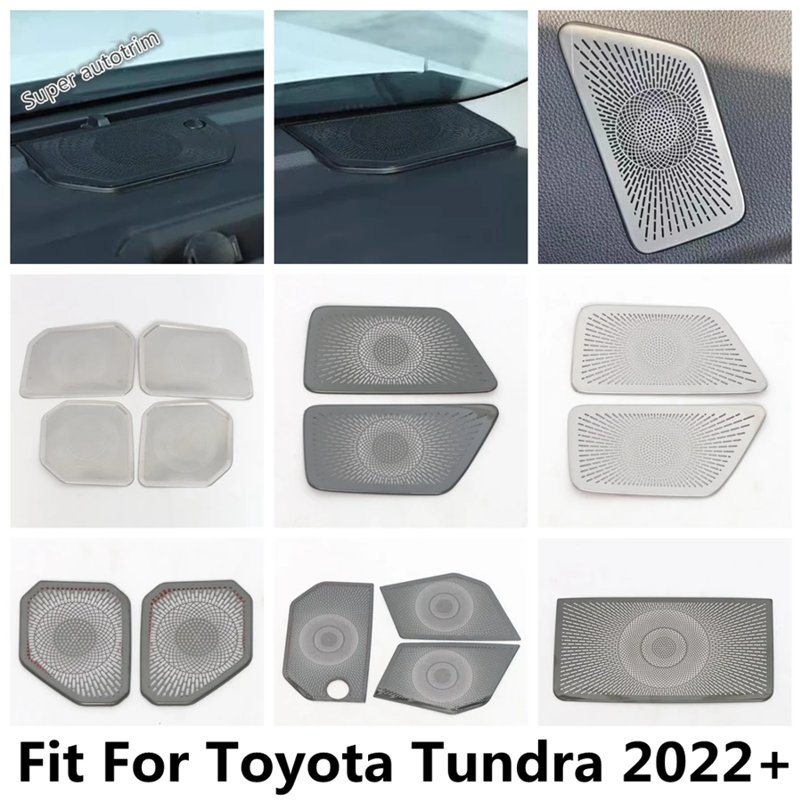 

Read Light Lamp / Dashboard Horn Panel / Door Speaker Sound Frame / Air Vent Cover Trim Accessories For Toyota Tundra 2022- 2024